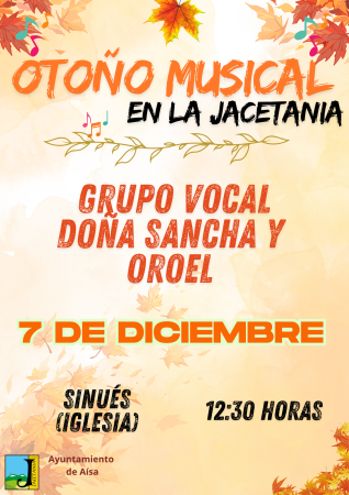 Imagen Concierto del Grupo Vocal Doña Sancha y Oroel en Sinués