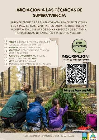 Imagen Curso de iniciación a las técnicas de supervivencia